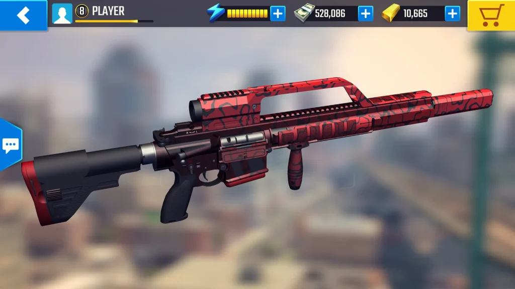 A large Range of Explosive Weapons