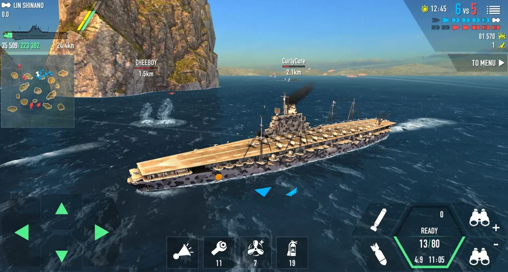 Battle of Warships MOD Gameplay